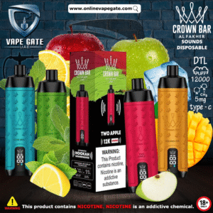 Al Fakher Crown Bar 12000 Sound Vape Jetable Shisha – Image 3