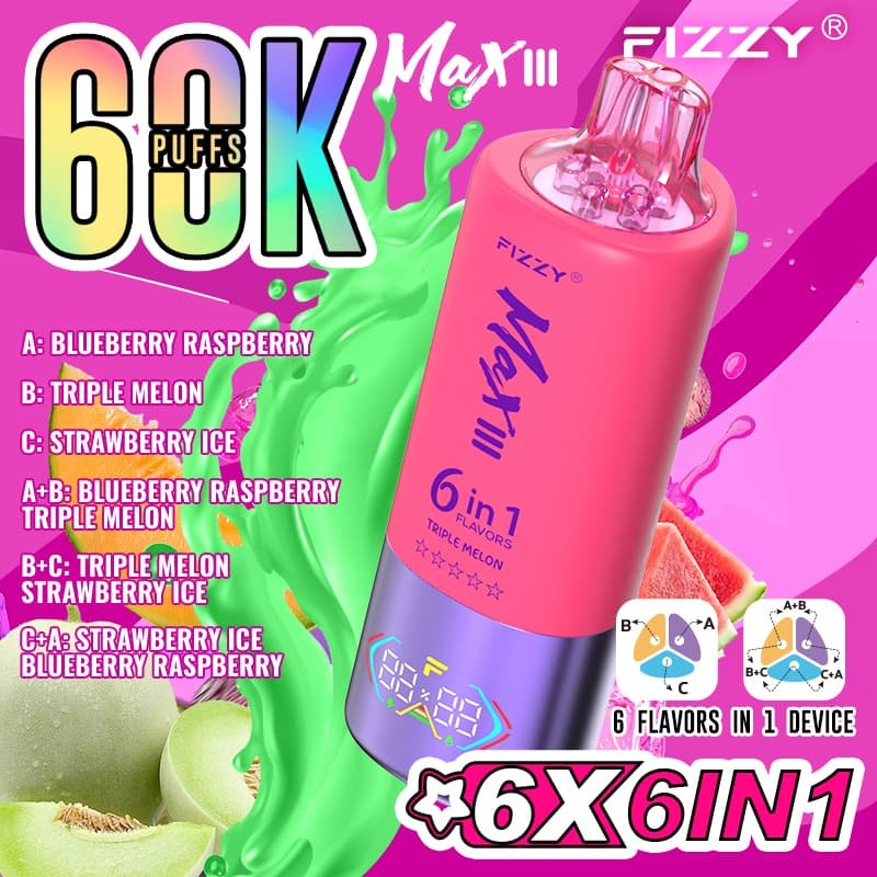 Fizzy Max III 60000 Puffs