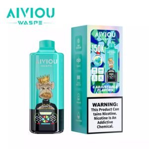WASPE AIVIOU Vape Jetable – 150 000 Puffs, 6 Saveurs en 1 – Image 5