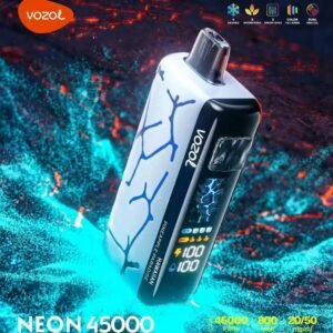 Vozol Neon 45000 Puffs – Vape Jetable avec Réglage du Niveau Ice – Image 7